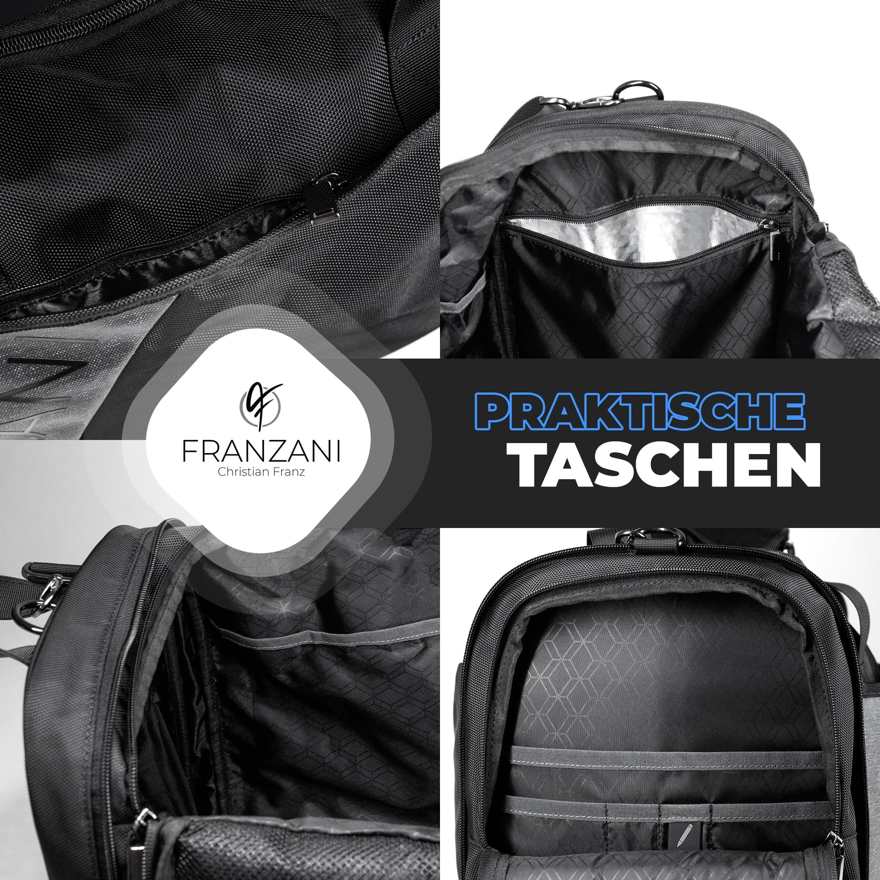 Sporttasche Reisetasche für Ryanair mit schuhfach Rucksack-Funktion Wozinsky