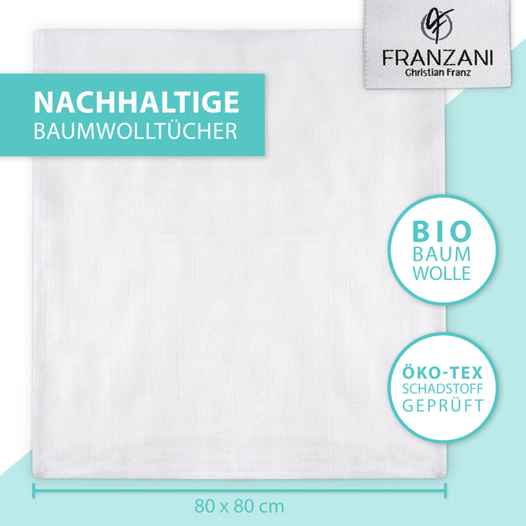 Franzani® – Premium Spucktücher Baby 10er Set